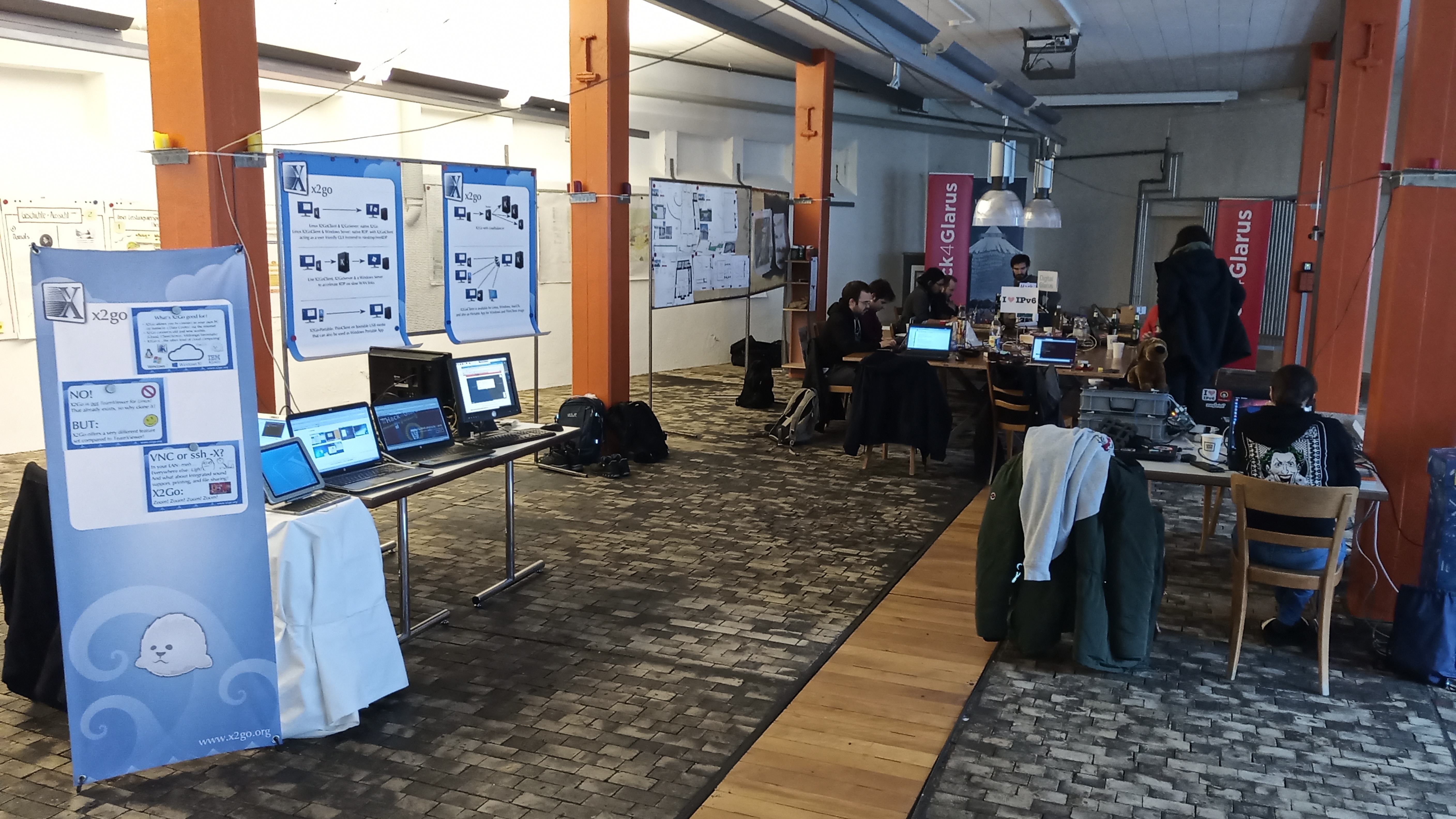  X2Go Booth @ Hack4Glarus 2019.2